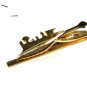 Goldtone Train / locomotive Tie Clasp by Hickok USA 82515