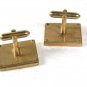 1970's Gold Tone & White Golf Clubs Cufflinks by Swank 11816