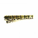 Goldtone Black Silvertone NAGASAKI Tie Clasp Unbranded Japanese Writing
