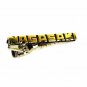 Goldtone Black Silvertone NAGASAKI Tie Clasp Unbranded Japanese Writing