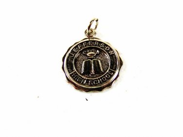 1960's - 70's Silvertone Jefferson High School Charm Unbranded 32116