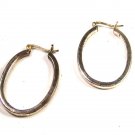 Sterling Silver Pierced Dangley Earrings Unbranded 10415