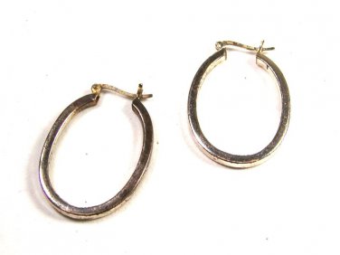 Sterling Silver Pierced Dangley Earrings Unbranded 10415