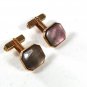 Vintage Gold Tone & Abalone Cufflinks By SWANK 51616