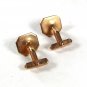 Vintage Gold Tone & Abalone Cufflinks By SWANK 51616