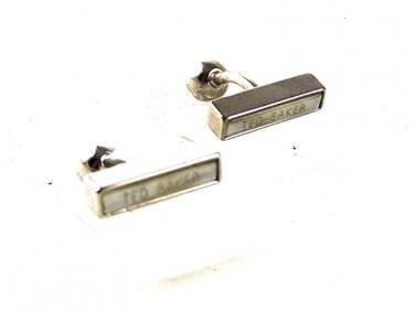 Silver Tone Mother of Pearl Cufflinks By TED BAKER 121916