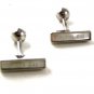 Silver Tone Mother of Pearl Cufflinks By TED BAKER 121916