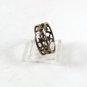 Silver Tone Star Fashion Ring Sz 7 53116