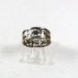 Silver Tone Star Fashion Ring Sz 7 53116