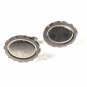 Vintage Sterling Silver  Monogrammable Cufflinks By LAMODE 32216
