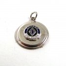 Vintage Blue & White Crosby High School Charm 11817