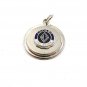 Vintage Blue & White Crosby High School Charm 11817