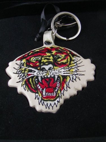 The Ultimate Ed Hardy Huge Tiger Key Chain In Presentation Box 92916