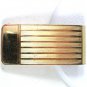 Vintage Made In USA Gold Tone Money Clip Unbranded 51616