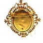 Art Vintage Goldtone Lady Cameo Locket Pendant by AVON 73115