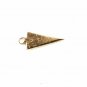1960's / 70's Red Yellow Silvertone Lafayette High School Charm Unbranded