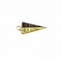 1960's / 70's Red Yellow Silvertone Lafayette High School Charm Unbranded