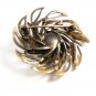 Classy Vintage Napier Sterling Silver Vermeil Real Pearl Brooch