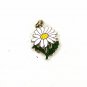 1966 NOTRE DAME White Yellow Green Enameled Daisy Charm Unbranded