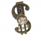 Vintage Silvertone New Orleans French Quarter Money Clip Unbranded 41216