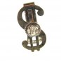 Vintage Silvertone New Orleans French Quarter Money Clip Unbranded 41216