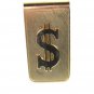 Vintage Goldtone $ Dollar Symbol Money Clip Unbranded 42016