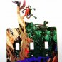 Kokopelli Flute Cactus Triple Switch Cover Plate by Steel ImagesUSA 021915F
