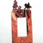 Cowboys Rodeo Calf Roping Double Rocker Outlet Cover Plate by Steel Images B