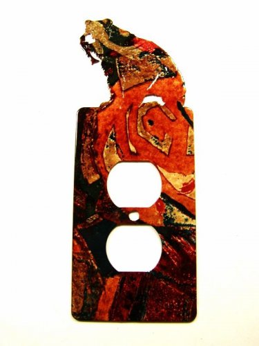 Bear w/ Fish Double Outlet Cover by Steel Images Made in USA 022515R