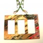 Kokopelli Flute Triple Rocker Outlet Cover Plate Steel Images USA 022515J