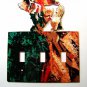 Bear Triple Light Switch Cover Plate Steel Images Made in USA 02161511111W