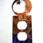 Large Man In Moon Double Outlet Cover Plate by Steel Images USA 52815f