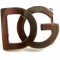 Dolce Gabbana Silvertone DG Belt Buckle