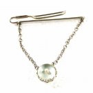 1950's-60's Silvertone If Ye Have Faith Mustard Seed Tie Clasp Unbranded