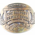 1985 The Outpost Family Band Belt Buckle By PRAIRIE ENTERPRISES 31616