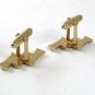 Vintage Goldtone Bamboo Cufflinks 53017