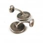 Vintage Sterling Silver & Abalone Cufflnks 91316