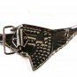 Wings Motorcycle ? Silvertone Rhinestones Black Belt Buckle Unbranded 22916