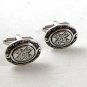 Vintage Silver Tone Cufflinks By SHIELDS 121916
