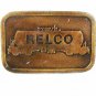 1960's-70's RELCO Locomotives Brass Belt Buckle By HIT LINE USA 72816