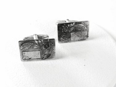 Sterling Silver Monogrammable Cufflinks By FORSTNER 41216