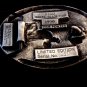 Vintage 1990 JI Case Parts Trade Fair Kansas City MO Pewter Belt Buckle
