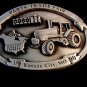 Vintage 1990 JI Case Parts Trade Fair Kansas City MO Pewter Belt Buckle