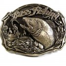 1987 Bass Fishing Belt Buckle By GREAT AMERICAN BUCKLE CO. USA 41417