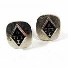 Vintage Cufflinks Alpha Tau Gamma Tau Epsilon ??? PAT 2974381 82016