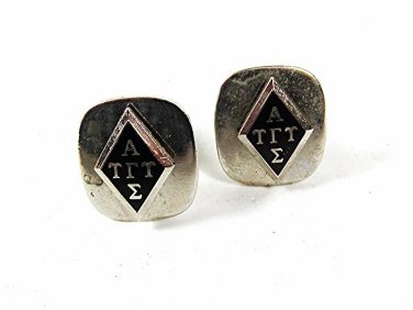 Vintage Cufflinks Alpha Tau Gamma Tau Epsilon ??? PAT 2974381 82016