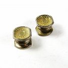 Edwardian / Art Deco Gold Tone Kum A Part Cufflinks By B&W Co 81516