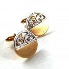 Vintage Gold Tone & Silver Tone Cufflinks By SWANK 121916