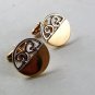 Vintage Gold Tone & Silver Tone Cufflinks By SWANK 121916