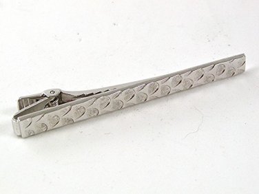 Vintage Silvertone Tie Clasp By ANSON 32117